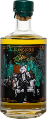 Bouteille de spiritueux : Gin Douglas de la marque Franc-Tireur