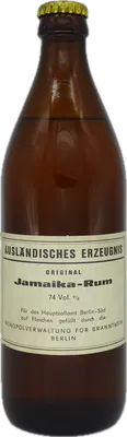 Bouteille de spiritueux : Original Jamaika-Rum de la marque Monopolverwaltung für Branntwein Berlin