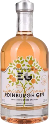 Bouteille de spiritueux : Spiced Orange Gin de la marque Edinburgh