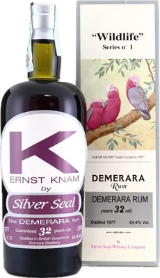 Bouteille de spiritueux : Demerara Rum Ernst Knam de la marque Silver Seal