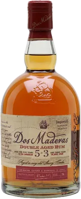Bouteille de spiritueux : 5+3 Superior de la marque Dos Maderas