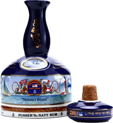 Bouteille de spiritueux : Nelson's Blood Yachting Ceramic Decanter de la marque Pusser's