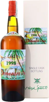 Bouteille de spiritueux : Demerara Rum de la marque Uitvlugt