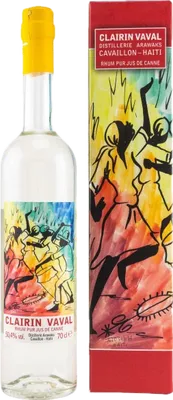 Bouteille de spiritueux : Clairin Vaval Cavaillon de la marque Vélier