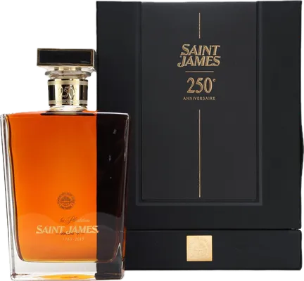 Bouteille de spiritueux : Cuvée 250th Anniversary de la marque Saint James