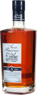 Bouteille de spiritueux : Rhum Vieux 5 Ans de la marque Trois Rivières