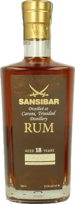 Bouteille de spiritueux : Selection Sansibar de la marque Caroni