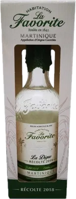 Bouteille de spiritueux : La Digue Récolte de la marque La Favorite