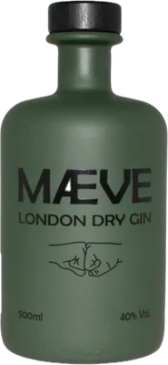Bouteille de spiritueux : London Dry Gin de la marque Maeve