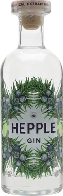 Bouteille de spiritueux : Gin de la marque Hepple