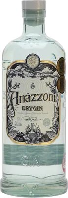 Bouteille de spiritueux : Gin de la marque Amazzoni