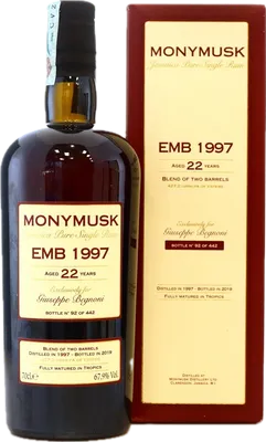 Bouteille de spiritueux : Exclusive for Guiseppe Begnoni de la marque Monymusk