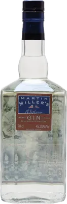 Bouteille de spiritueux : Westbourne Gin de la marque Martin Miller's