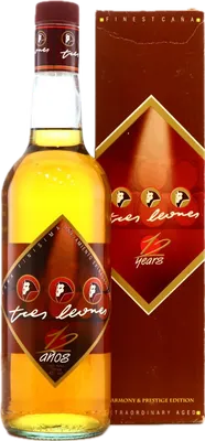 Bouteille de spiritueux : 12 años de la marque Tres Leones