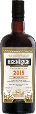 Bouteille de spiritueux : Fine Australian Rum 2015 de la marque Beenleigh