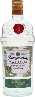 Bouteille de spiritueux : Malacca Gin de la marque Tanqueray