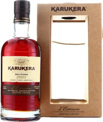 Bouteille de spiritueux : L'Expression de la marque Karukera