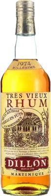 Bouteille de spiritueux : Très Vieux Rhum Millésime 1974 de la marque Dillon