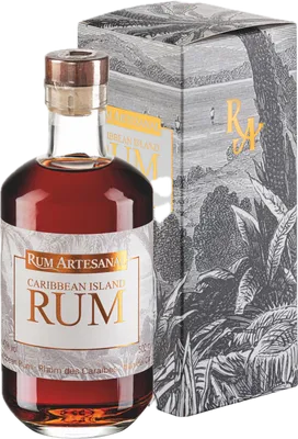 Bouteille de spiritueux : Caribbean Island Blend de la marque Rum Artesanal