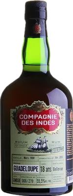 Bouteille de spiritueux : Guadeloupe (Bottled for Germany) de la marque Compagnie des Indes