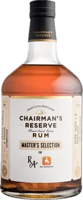 Bouteille de spiritueux : Master's Selection (Rum Artesanal & Rum Tasting Notes) de la marque Chairman's Reserve