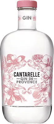Bouteille de spiritueux : Gin de Provence de la marque Cantarelle