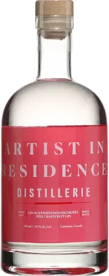 Bouteille de spiritueux : Gin aux Pamplemousses Roses de la marque Artist In Residence