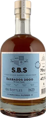 Bouteille de spiritueux : Barbados PX Cask Finish de la marque S.B.S