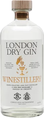 Bouteille de spiritueux : London Dry Gin de la marque Winestillery