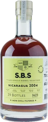 Bouteille de spiritueux : Nicaragua de la marque S.B.S