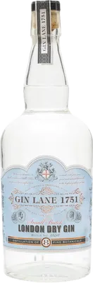Bouteille de spiritueux : London Dry Gin de la marque Gin Lane 1751