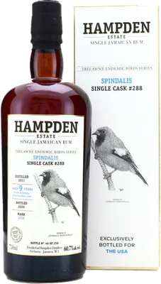 Bouteille de spiritueux : Trelawny Endemic Birds (Spindalis) de la marque Hampden