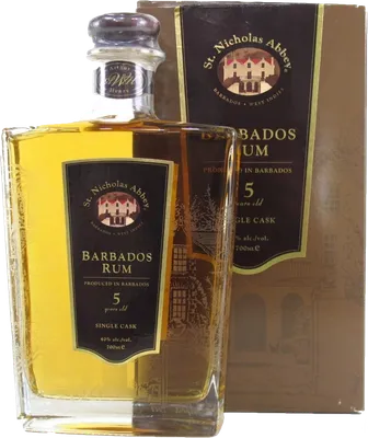 Bouteille de spiritueux : 5 Years old de la marque St. Nicholas Abbey