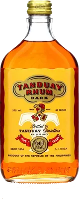 Bouteille de spiritueux : Dark de la marque Tanduay