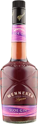 Bouteille de spiritueux : Sloe Gin de la marque Wenneker