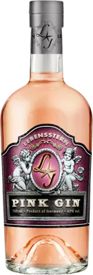 Bouteille de spiritueux : Pink Gin de la marque Lebensstern