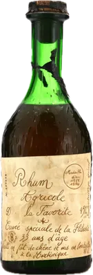 Bouteille de spiritueux : Rhum Agricole la Favorite de la marque La Favorite