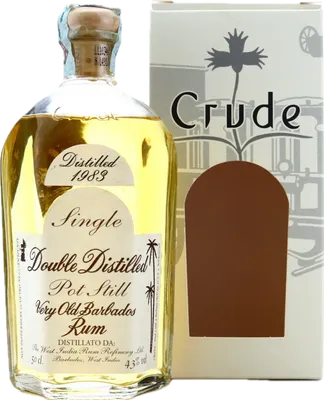 Bouteille de spiritueux : Crude Single Double Distilled Pot Still de la marque West Indies