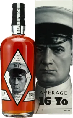 Bouteille de spiritueux : Navy Full Proof Small Batch 2021 de la marque Corman Collins
