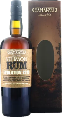 Bouteille de spiritueux : Yehmon Rum  Evolution 2013 de la marque Samaroli