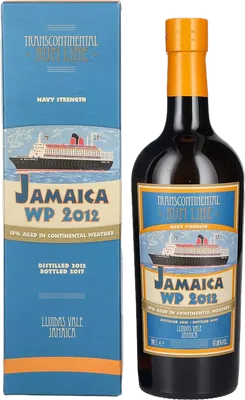Bouteille de spiritueux : Jamaica WP 2012 de la marque Transcontinental Rum Line