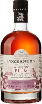 Bouteille de spiritueux : Winslow Plum Gin Liqueur de la marque Foxdenton