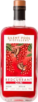 Bouteille de spiritueux : Spiced Redcurrant Gin de la marque Silent Pool