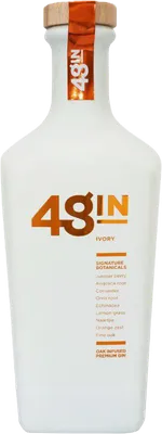 Bouteille de spiritueux : Ivory de la marque 48 Gin