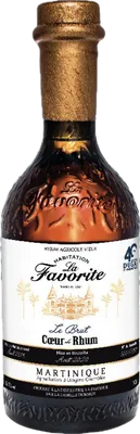 Bouteille de spiritueux : Le Brut Cœur de Rhum - 40ans Dugas de la marque La Favorite
