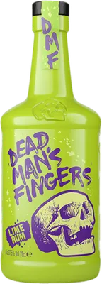Bouteille de spiritueux : Lime Rum de la marque Dead Man’s Fingers