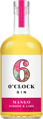 Bouteille de spiritueux : Mango, Ginger & Lime – Romy’s Edition de la marque 6 O'Clock