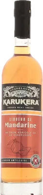 Bouteille de spiritueux : Liqueur Mandarine de la marque Karukera