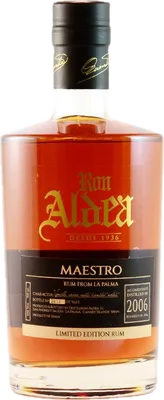Bouteille de spiritueux : Maestro 10 ans 2006-2016 de la marque Ron Aldea