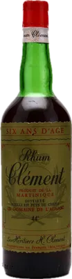 Bouteille de spiritueux : Six Ans D'Âge 1970s de la marque Clément